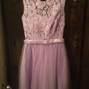 Purple party dress